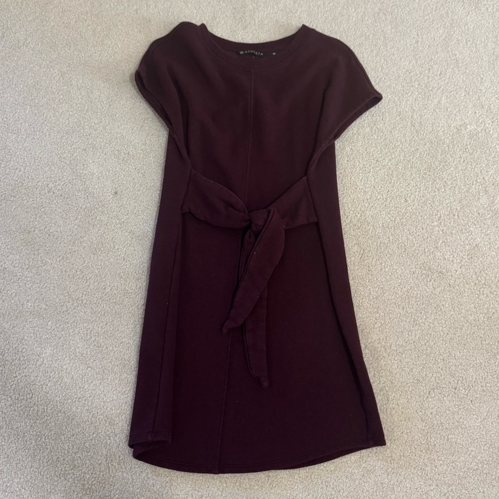 Athleta Tie-Waist Sweater Dress